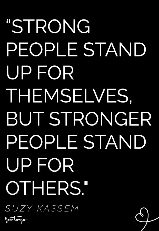 suzy kassem quote about standing up for what's right