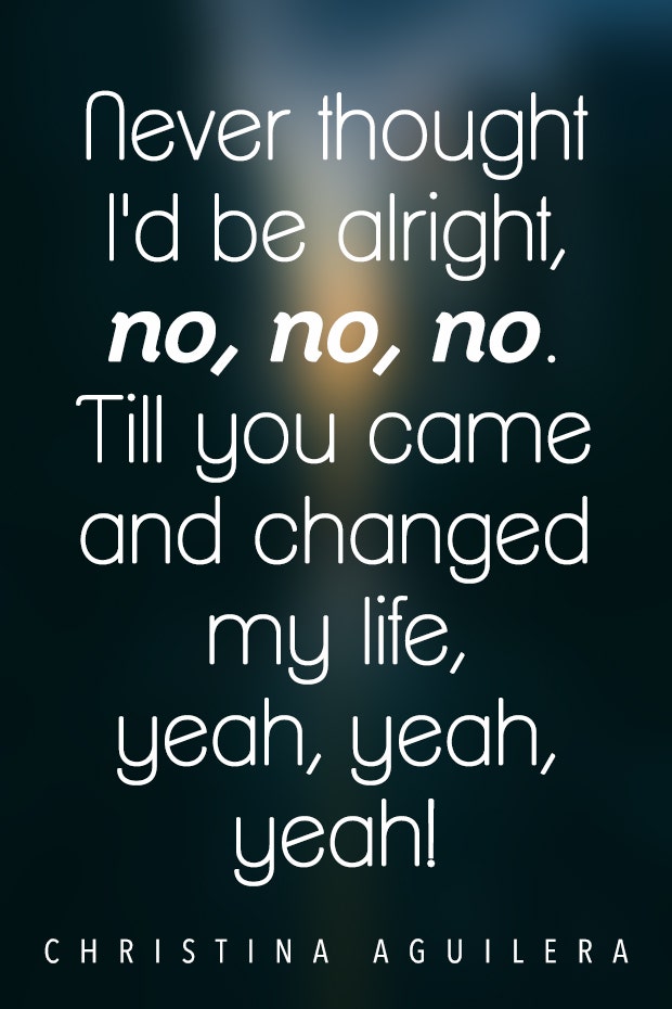 christina aguilera ain't no other man lyrics