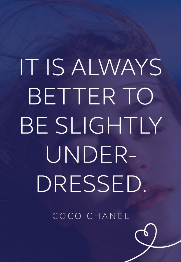 Coco Chanel quote about fashion