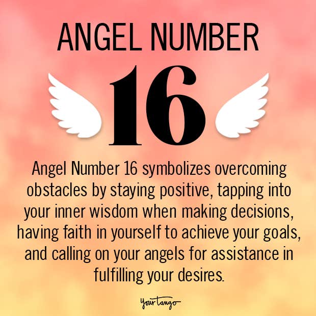 angel number 16 meaning