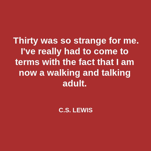 CS Lewis 30th birthday meme funny 30th birthday quotes