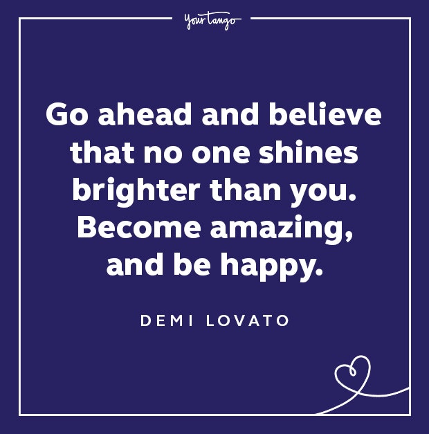 demi lovato quotes become amazing be happy