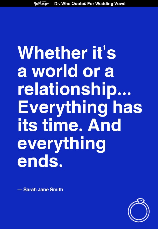 Dr Who Quote Wedding Vows