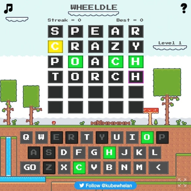 games like wordle wheeldle games like wordle wheeldle