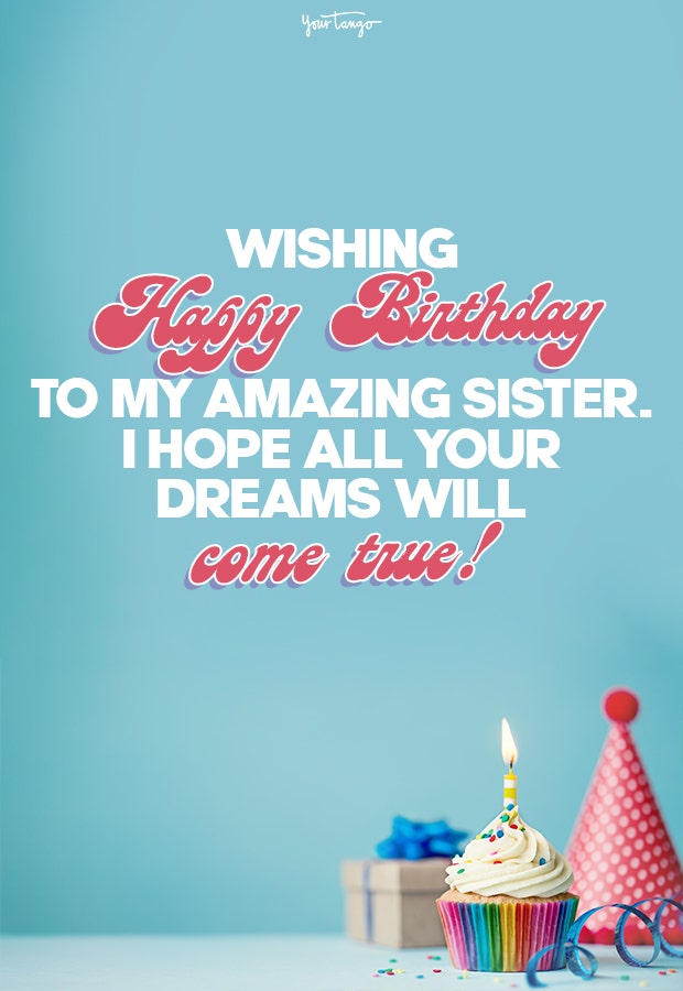 birthday wishes for sister