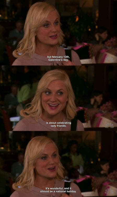 leslie knope galentine's day