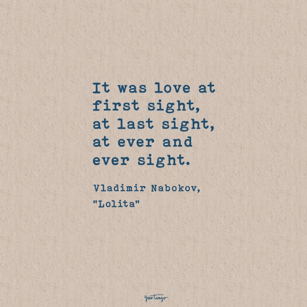 Vladimir Nabokov sweet love quotes