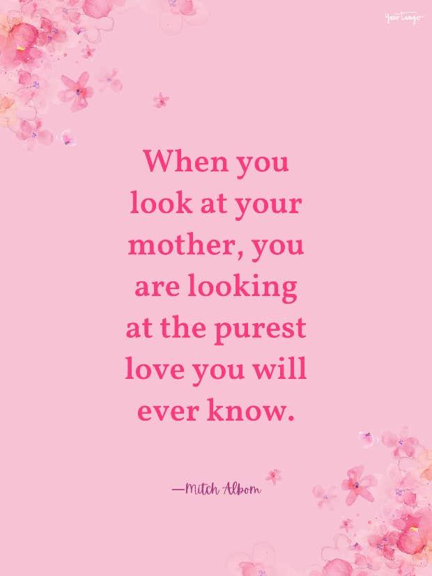 mitch albom mother&amp;apos;s day quote