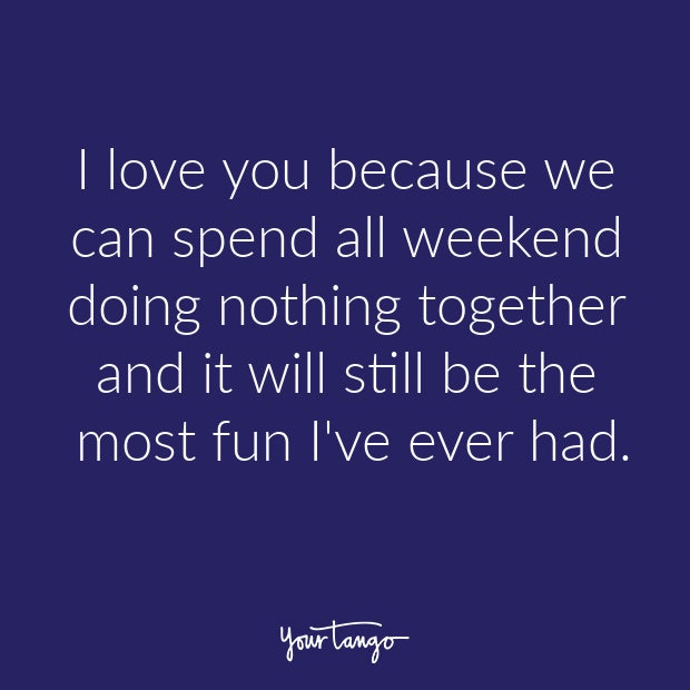 reasons why I love you