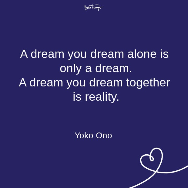 Yoko Ono relationship quote Yoko Ono relationship quote