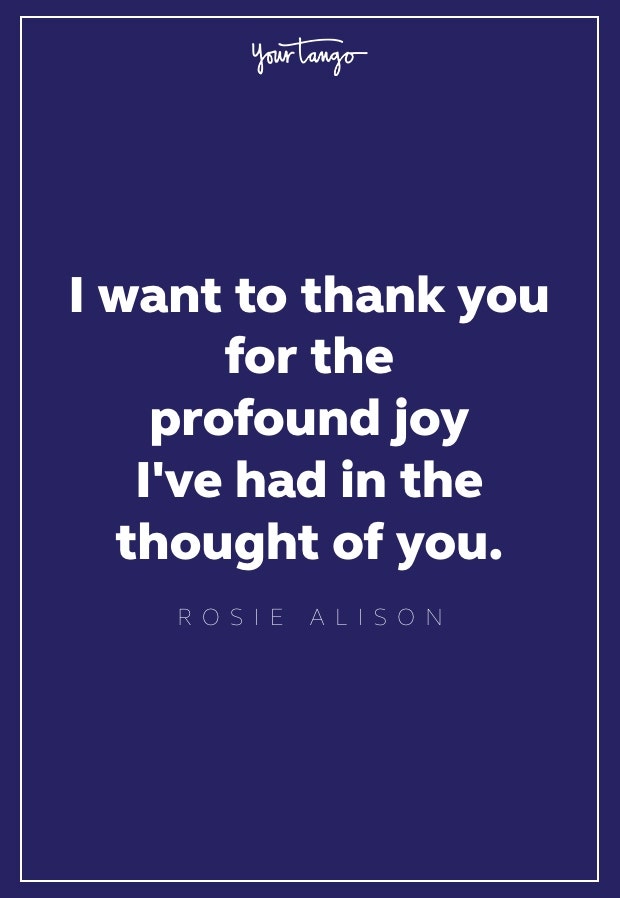 Rosie Alison thank you quote Rosie Alison thank you quote