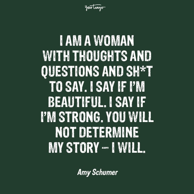 strong women quotes Amy Schumer Strong Woman Quote