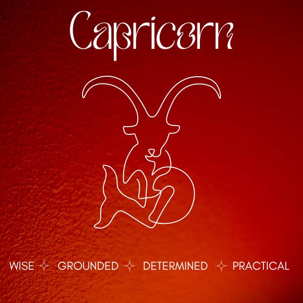 capricorn aura color deep red