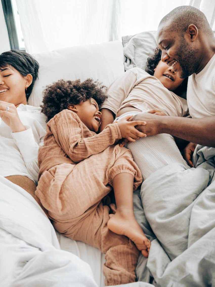 man interviews wife to see if she'll be a strict or chill parent