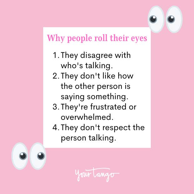 why people roll their eyes why people roll their eyes