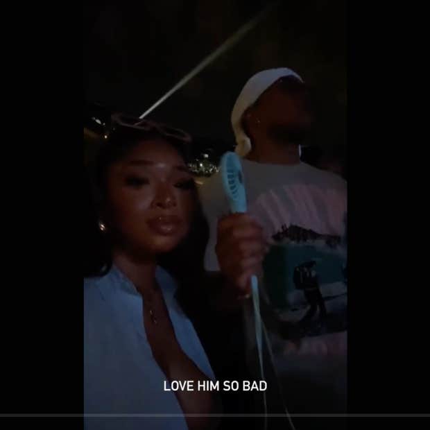 woman's photo of her and her male best friend