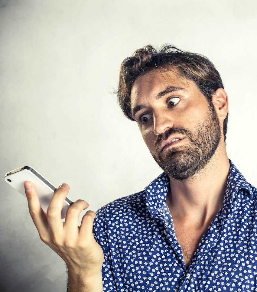 he can't believe what he sees